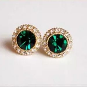 Elegant crystal Rhinestone Stud Earrings